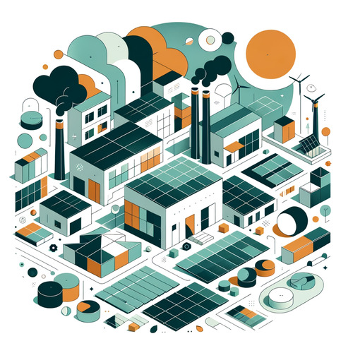 Planung, Projektierung und Realisierung von Photovoltaikanlagen für Industrie- und Gewerbekunden, insbesondere Dachinstallationen.