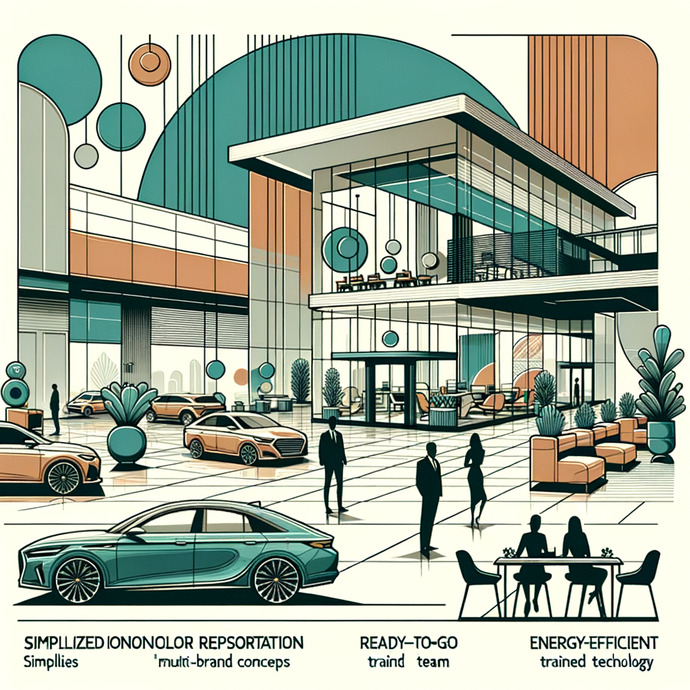 Modernes Autohaus mit sofortiger Nutzungsmöglichkeit