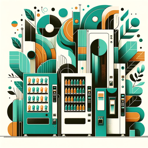 Verwaltung und Wartung von Verkaufsautomaten für Getränke, Snacks, belegte Brötchen und Wasserspender, inklusive bargeldloser Zahlungssysteme.