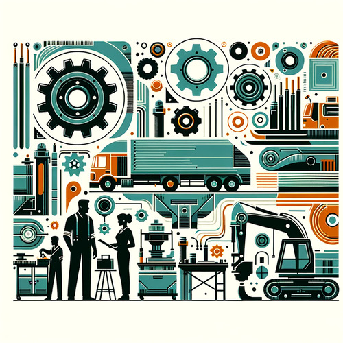 Fertigung von Fahrzeugbauteilen für Nutzfahrzeuge, Metallbauprodukte, CNC-Blechbearbeitung, Einsatz von Schweißrobotern.