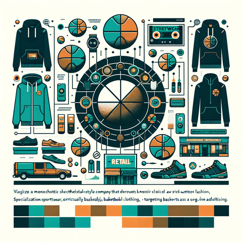 Einzelhändler für Streetwear-Mode mit physischem Geschäft und Online-Shop, Schwerpunkt auf Sportbekleidung, insbesondere Basketball, für junge Erwachsene.