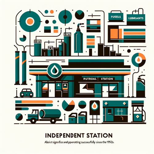 Unabhängige Tankstelle, Verkauf von Kraft- und Schmierstoffen, strategisch günstige Lage, Immobilie inklusive, seit den 1950er Jahren erfolgreich betrieben.