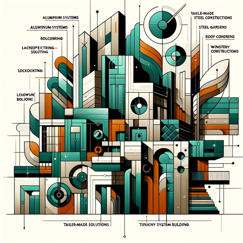 Dienstleistungen im Bereich Aluminiumsystembau, Stahlkonstruktionen und Schlosserarbeiten. Maßgeschneiderte Lösungen für Fenster, Türen, Wintergärten, Balkone, Dachkonstruktionen, Fassaden, schlüsselfertige Systembauten.