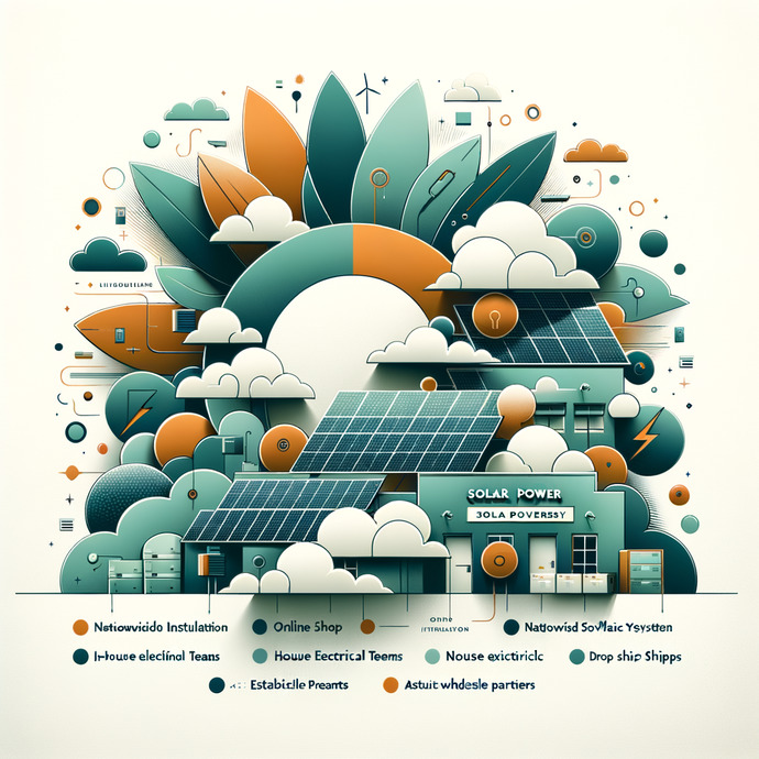 Etabliertes Photovoltaik-Unternehmen mit starkem Online-Auftritt zu verkaufen