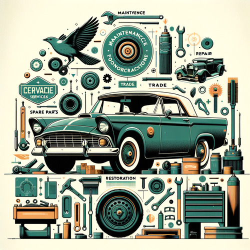 Wartung, Handel, Restauration, Reparatur, Service und Teilehandel für amerikanische Oldtimer und klassische Fahrzeuge.
