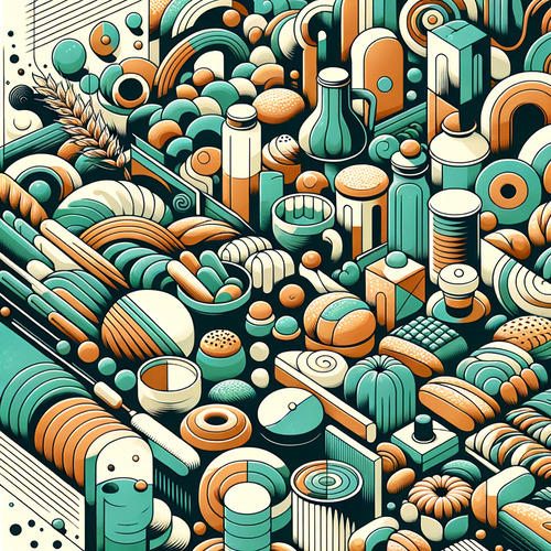 Ein umfangreiches Sortiment an Broten, Brötchen und Kuchen mit etwa 100 frischen Produkten täglich. Handelswaren wie Kaffee und andere Getränke sind ebenfalls erhältlich.