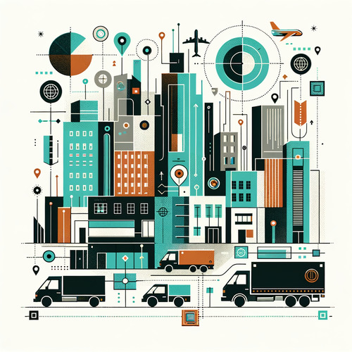 Logistikdienstleistungen mit Fokus auf die letzte Meile der Lieferung, moderner Fuhrpark, digitale Tourenplanung und standardisierte Betriebsprozesse.