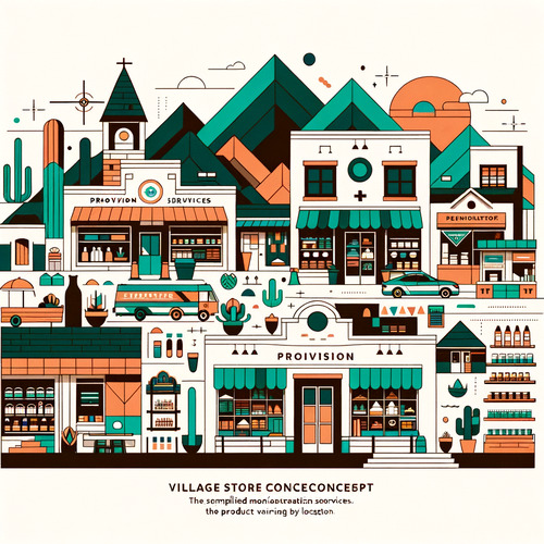 Zwei Standorte eines Dorfladen-Konzepts mit klassischer Nahversorgung, Sortiment je nach Standort, in einer südwestlichen Region Deutschlands.