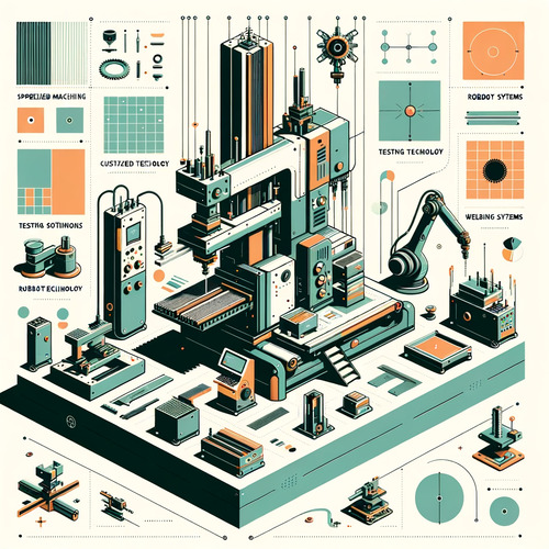 Entwicklung und Fertigung von spezialisierten Maschinenlösungen, maßgeschneiderte Montageanlagen, Prüftechnik, Roboterzellen, Schweiß- und Fügeanlagen.
