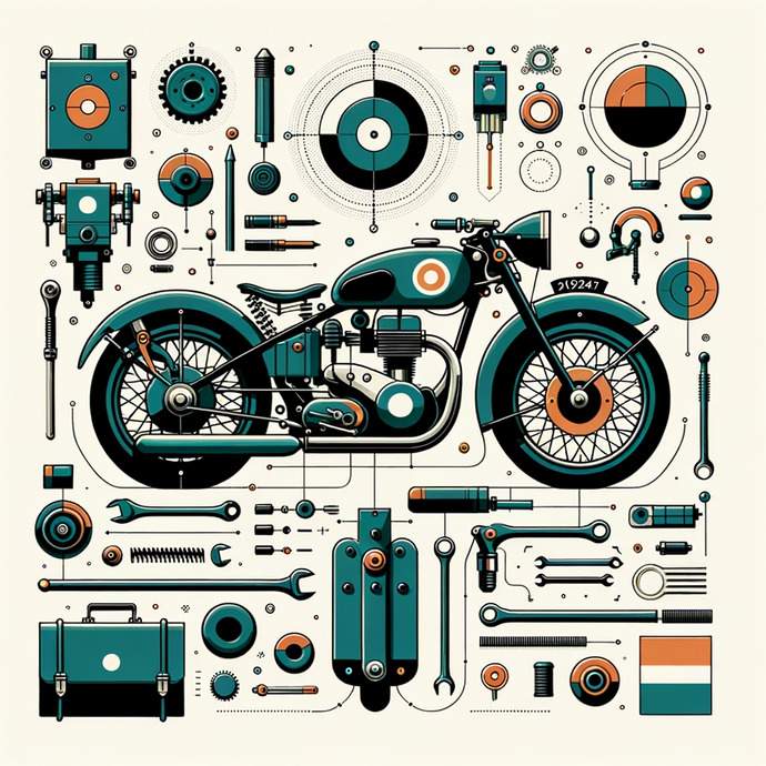 Erfolgreiches Unternehmen für Oldtimer-Motorradteile und Serviceleistungen