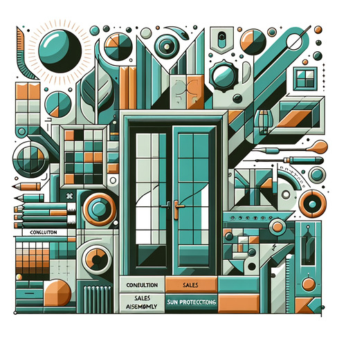 Beratung, Verkauf, Montage und Reparatur/Wartung von Fenstern, Türen, Sonnenschutzsystemen und Verglasungen für private und gewerbliche Kunden.