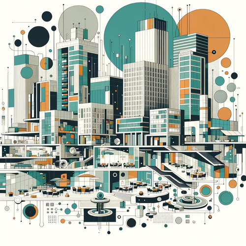 Innovative Deckensysteme mit Bauteilaktivierung und vollständig integrierter Gebäudetechnik für moderne Büro- und Geschäftshäuser, Pflegeeinrichtungen, Bildungseinrichtungen sowie Hotels.