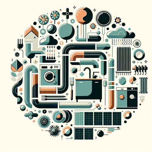 Dienstleistungen in Heizung, Sanitär und Elektro, Sanierung bestehender Gebäude, schlüsselfertige Komplettbäder, energetische Sanierungen, Installation moderner Heizungsanlagen, Wärmepumpen, KWL-Anlagen, Klimaanlagen, PV-Anlagen.