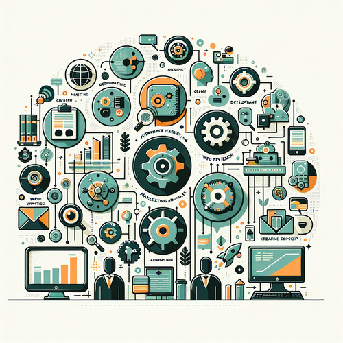 Performance Marketing, Webdesign, Webentwicklung, Marketing-Automatisierung, Kreativkonzeption, Coaching und Weiterbildung für eine spezifische Branche.